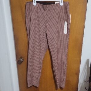 a new day Women’s Skinny Pants in Brown and Black Pinstripe